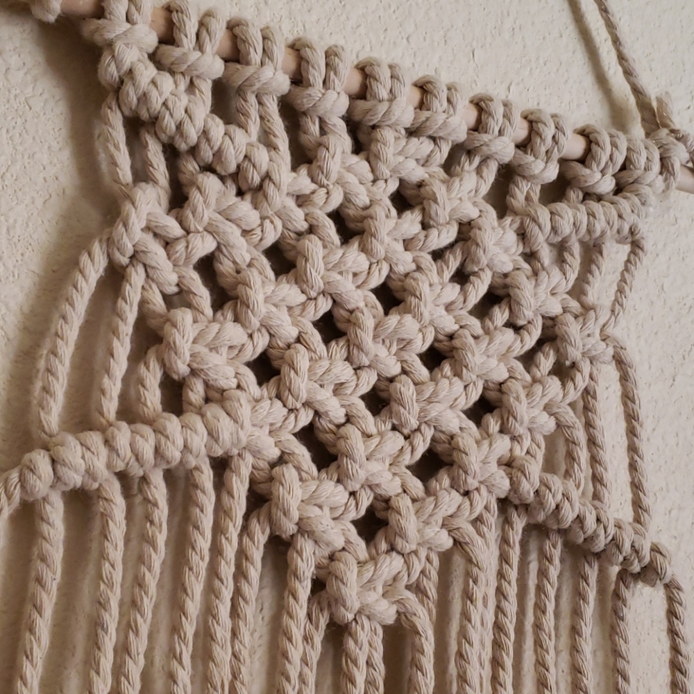Handmade Macrame Wall Decor - Picture 2 of 6